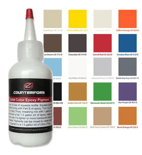 Epoxy Pigment Colors - Epoxy Countertop and Concrete System Z-Form