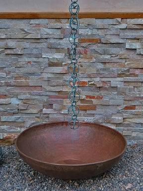 Hand Hammered Pure Copper Basins RainChains