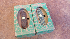 Hummingbird Narrow Doorbell - Verdigris Whitehall