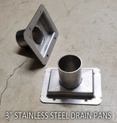 Linear Slot Sink Drain Pan - Stainless Steel Expressions LTD