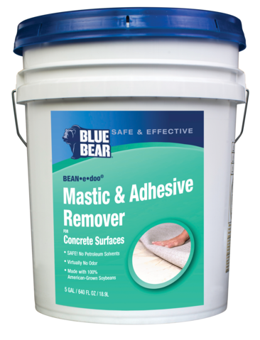 Glue Adhesive Mastic Remover for Concrete, Bean e Doo Franmar