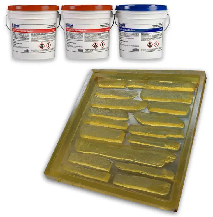 Mold Making Urethane Rubber Polytek 75-80 Polytek