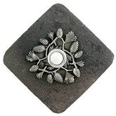 Pine Cones Stone Doorbell CustomDoorbell Diamond