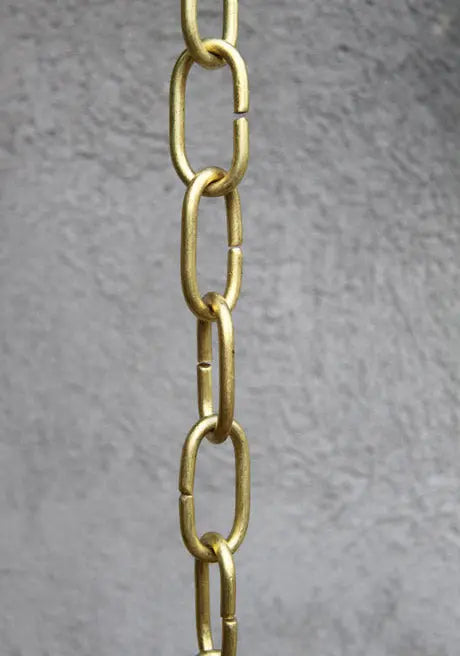 Rain Chain Brass Large Traditional Links RainChains