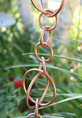 Rain Chain Copper Circles RainChains