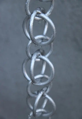 Rain Chain Double Loops - Aluminum RainChains