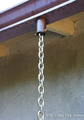 Rain Chain Stainless Steel 1/4 Inch Link RainChains