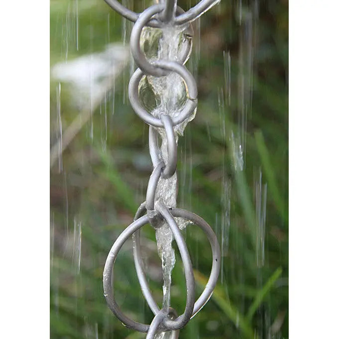 Rain Chain Stainless Steel Circles RainChains