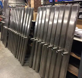 Slot Linear Drain Pan, Stainless Steel - Custom Size Expressions LTD