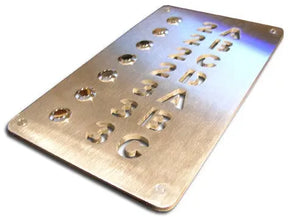 Stainless Steel Custom Design Your Own Doorbell Units Expressions LTD