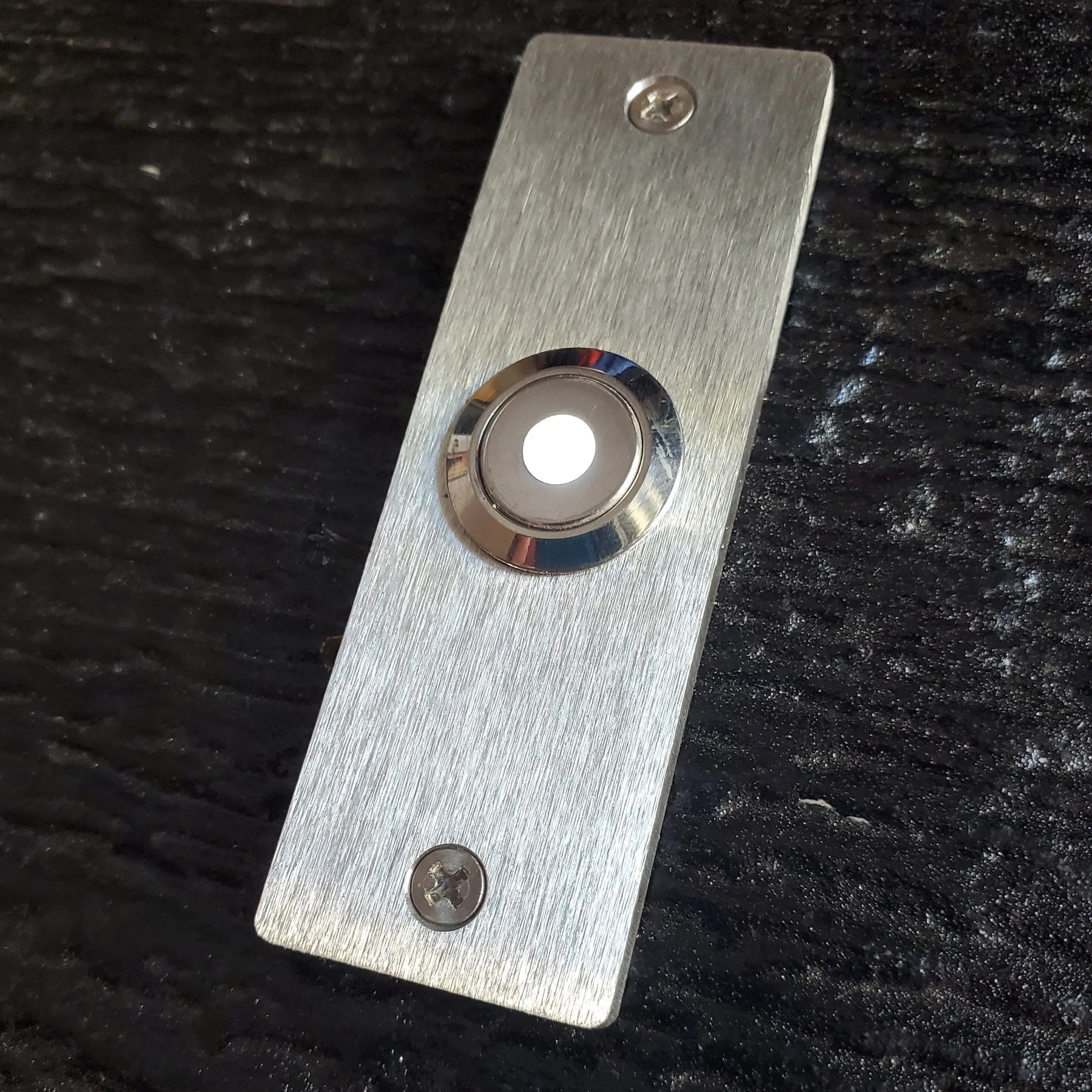 Stainless Steel Narrow Doorbell Expressions LTD