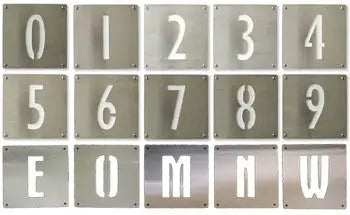 Stainless Steel Numbers and Letters Expressions LTD