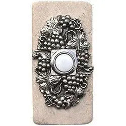 Wine Grapes Stone Doorbell CustomDoorbell All