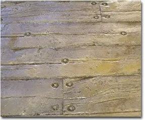 Wood Concrete Stamps - Bridge Planks PNL Liners