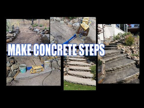 Concrete Step Form Liner- 7" Cantilever Rock Edge Overhang